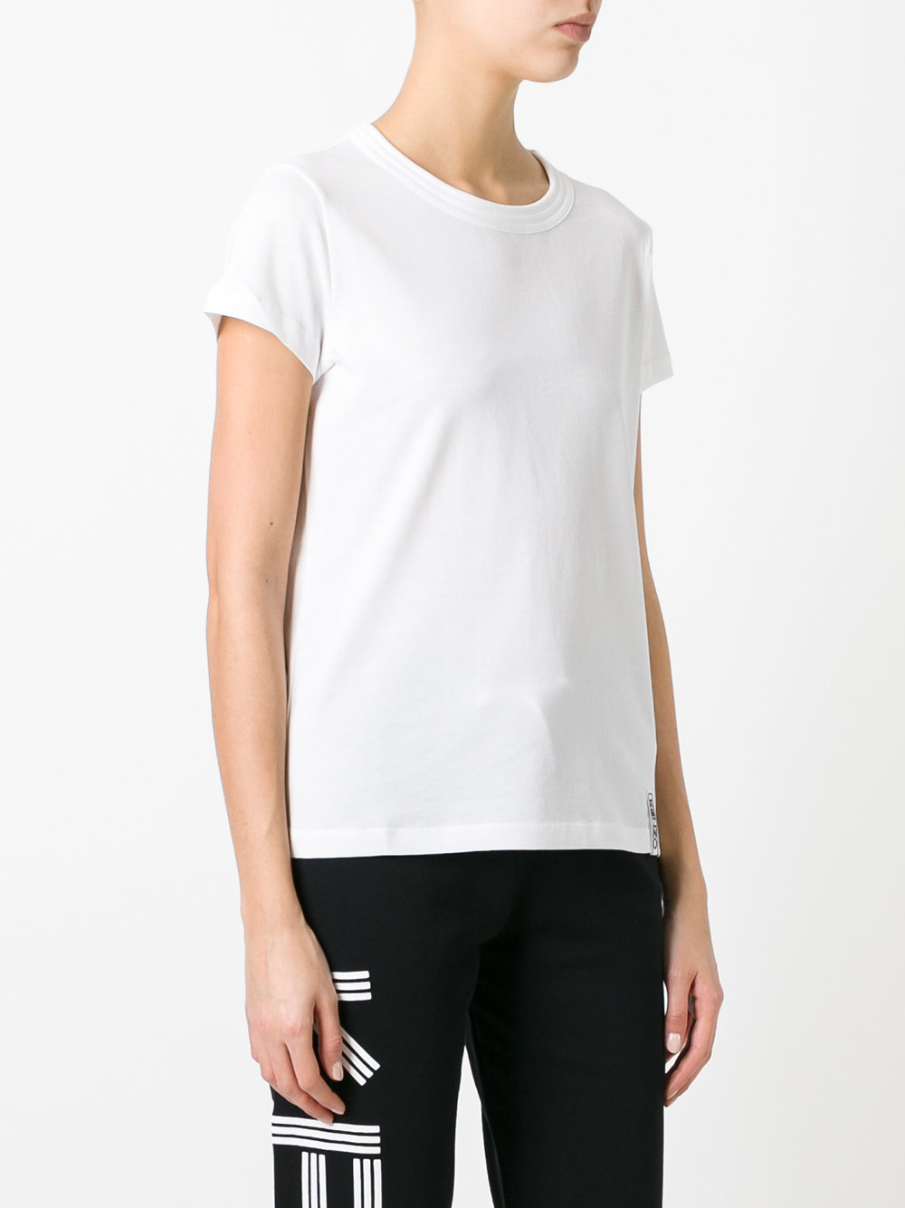 logo hem T-shirt