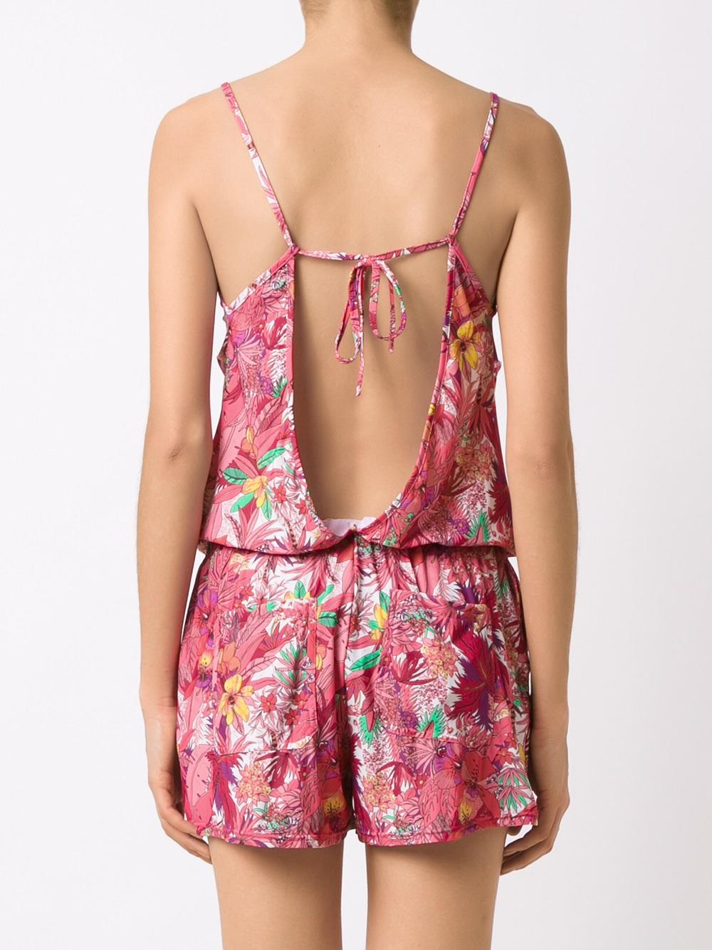 printed playsuit