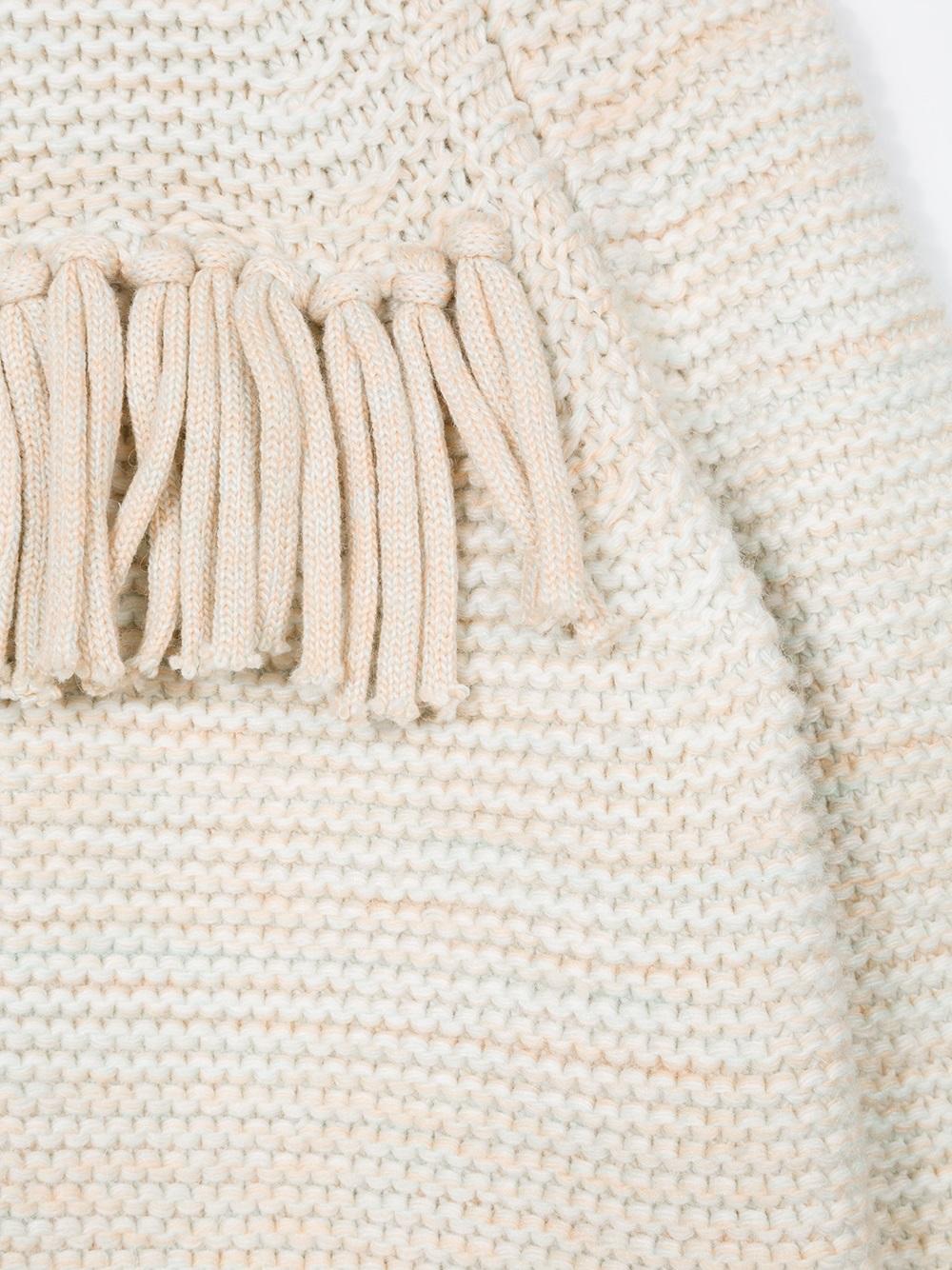 fringed trim jumper