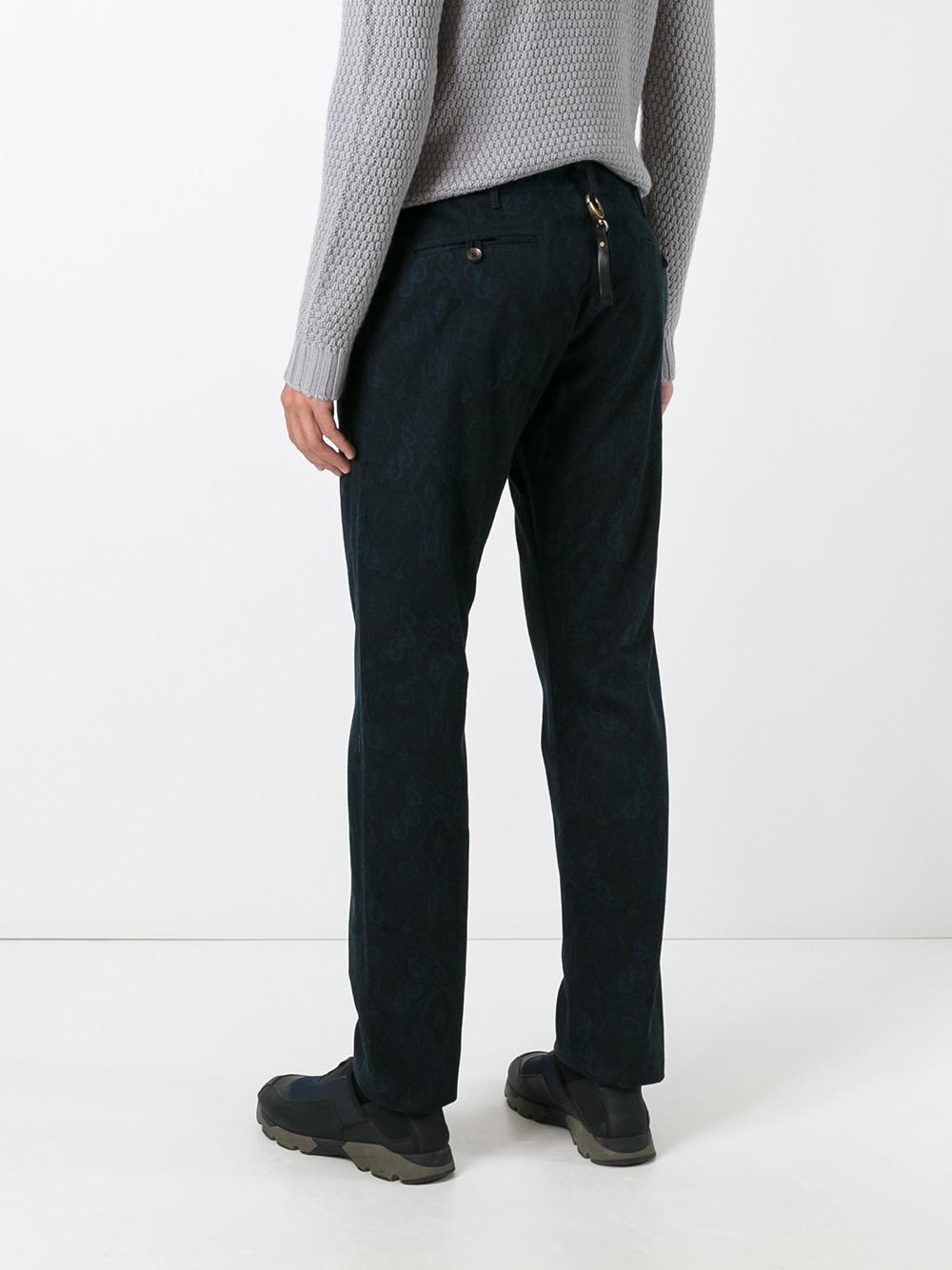 paisley print trousers