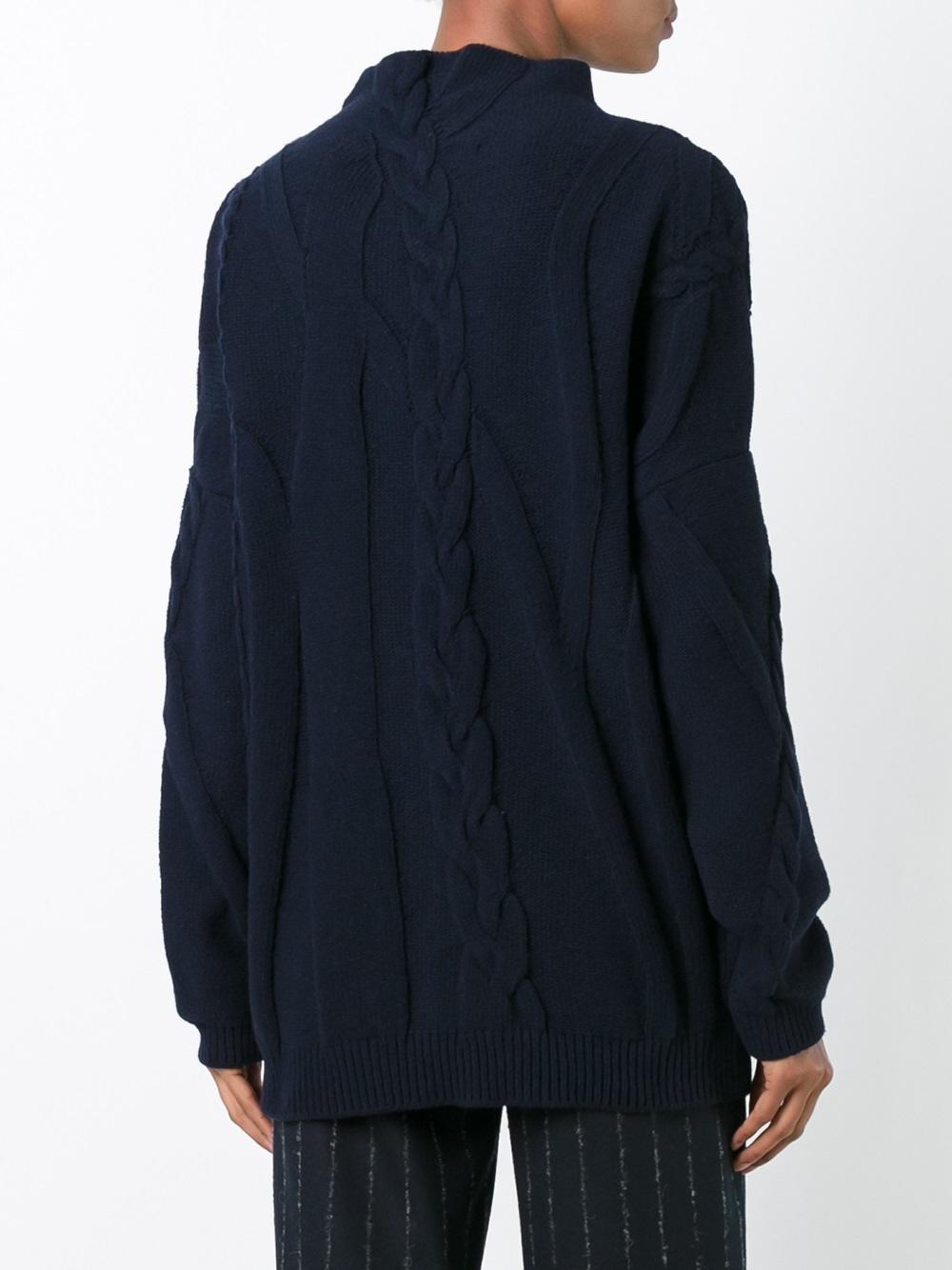 cable knit jumper