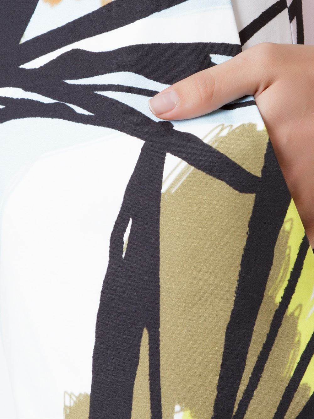 abstract print playsuit