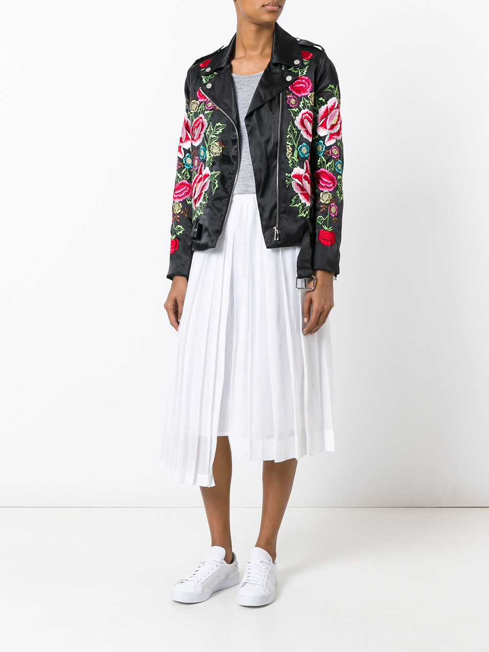 embroidered flower jacket 