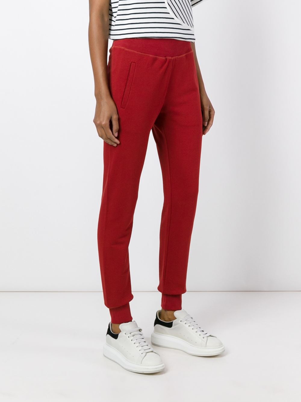 slim fit track pants