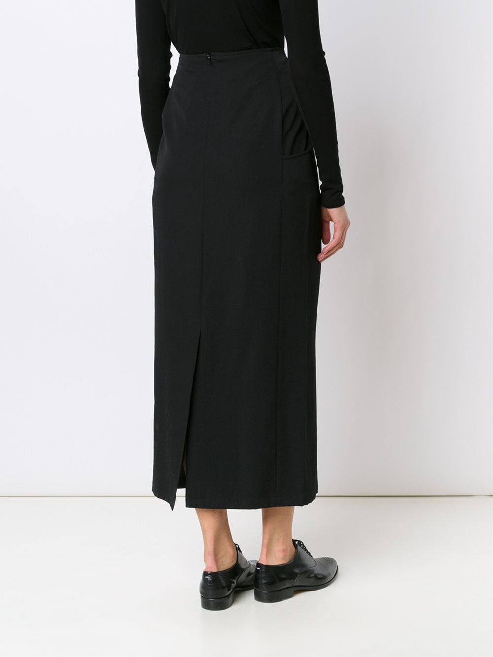 长款直筒半身裙