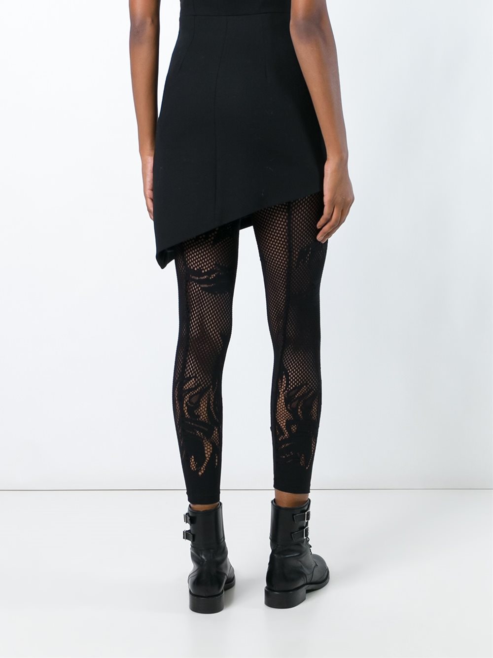 'dragon' fishnet tights