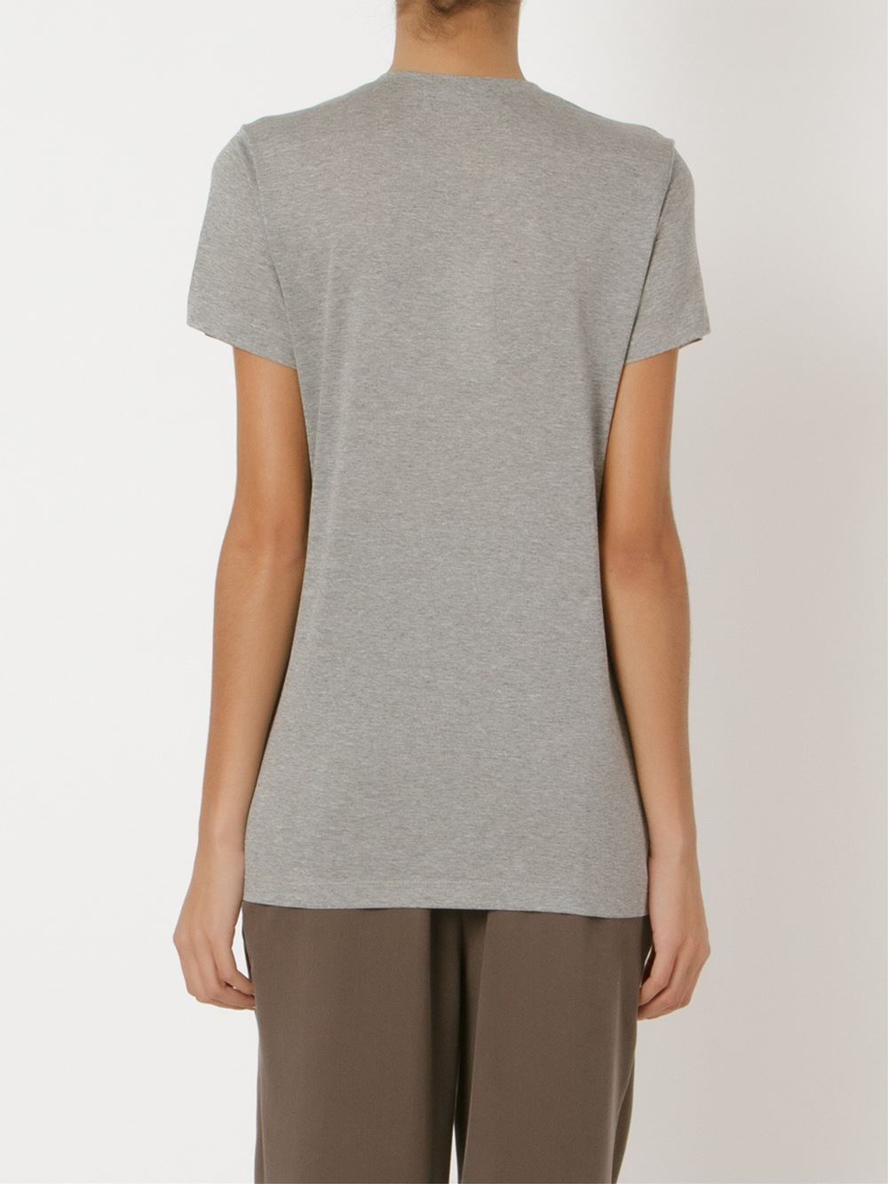 deep v neck t-shirt