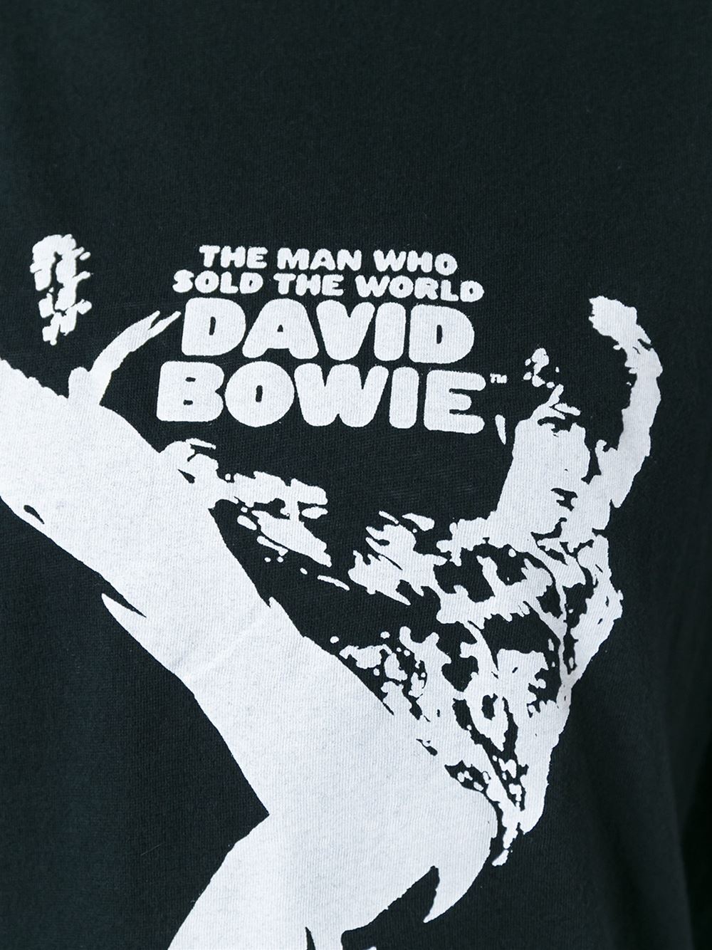 ‘David Bowie’印花T恤