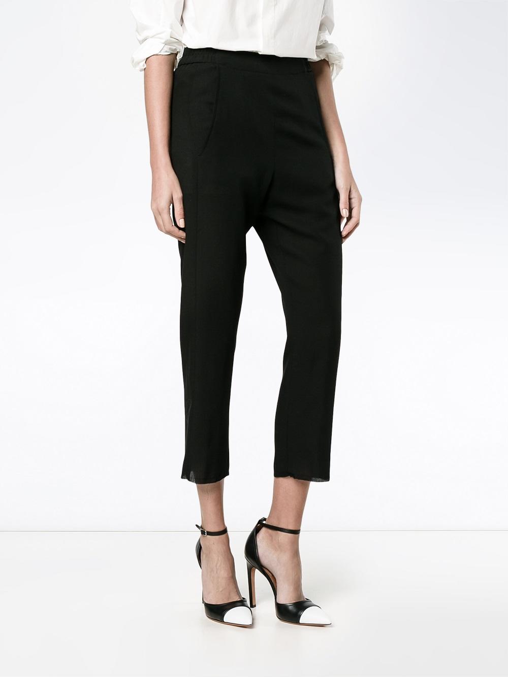 cropped trousers