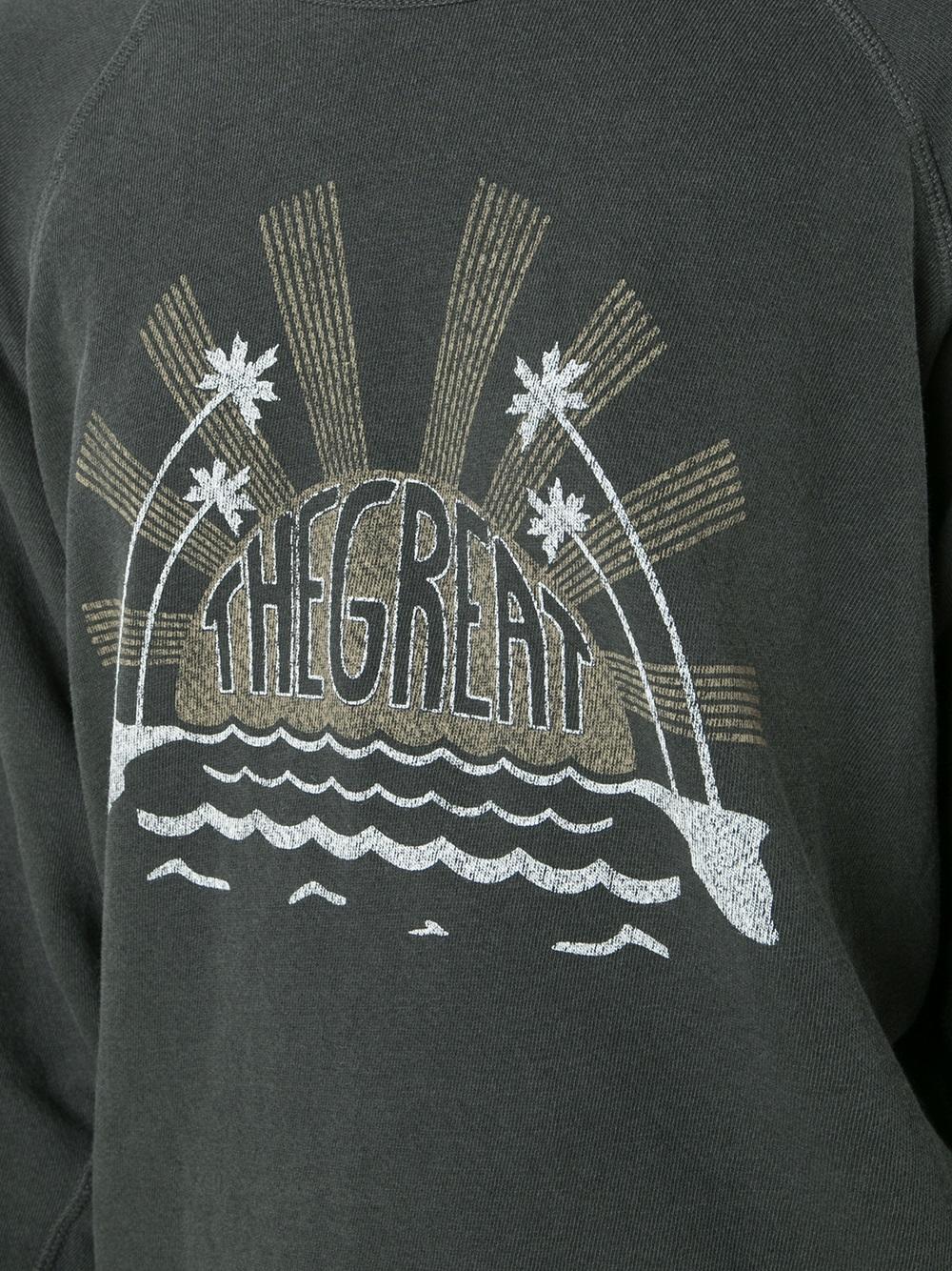 logo print sweatshirt