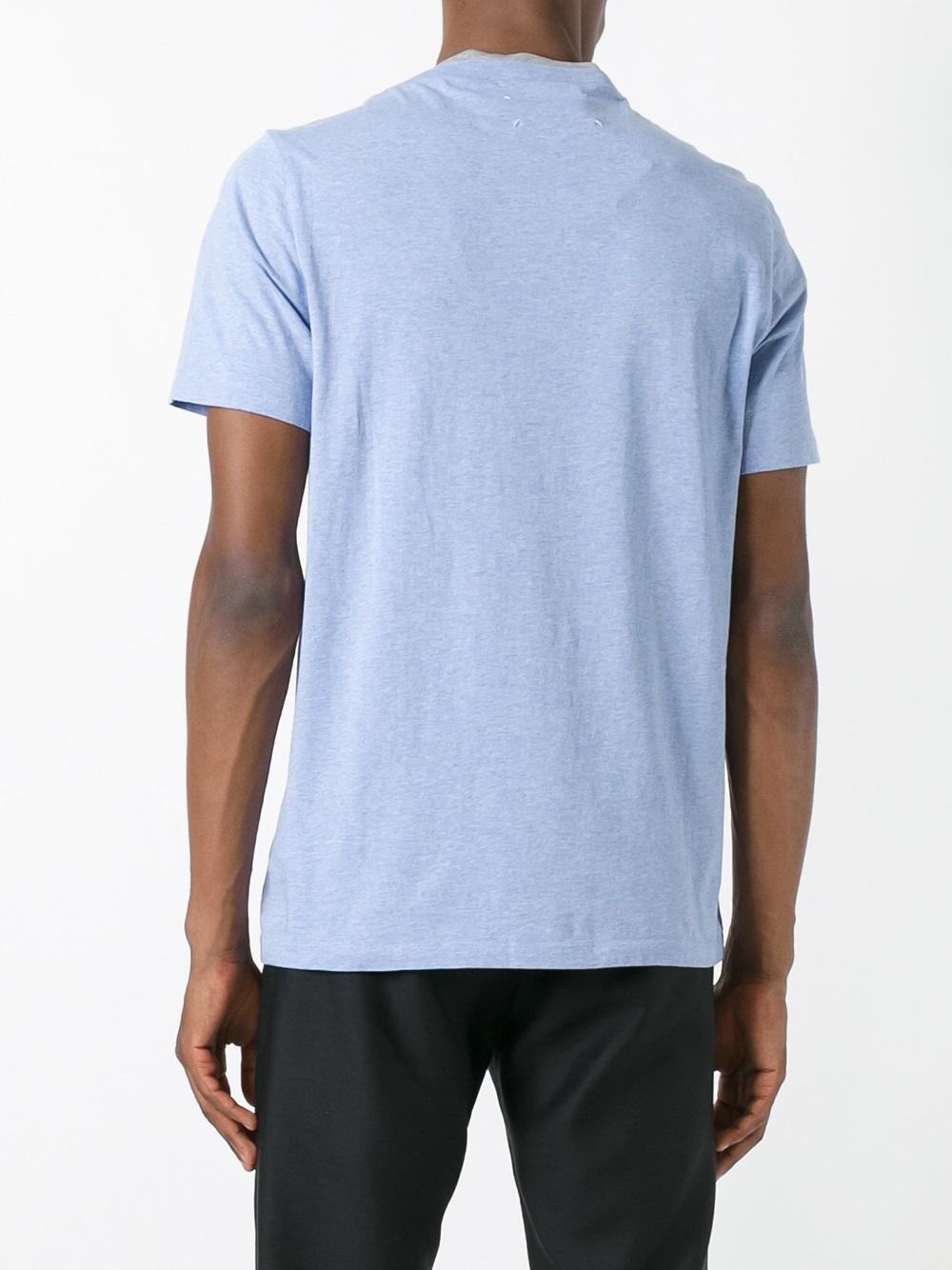 layered-effect T-shirt