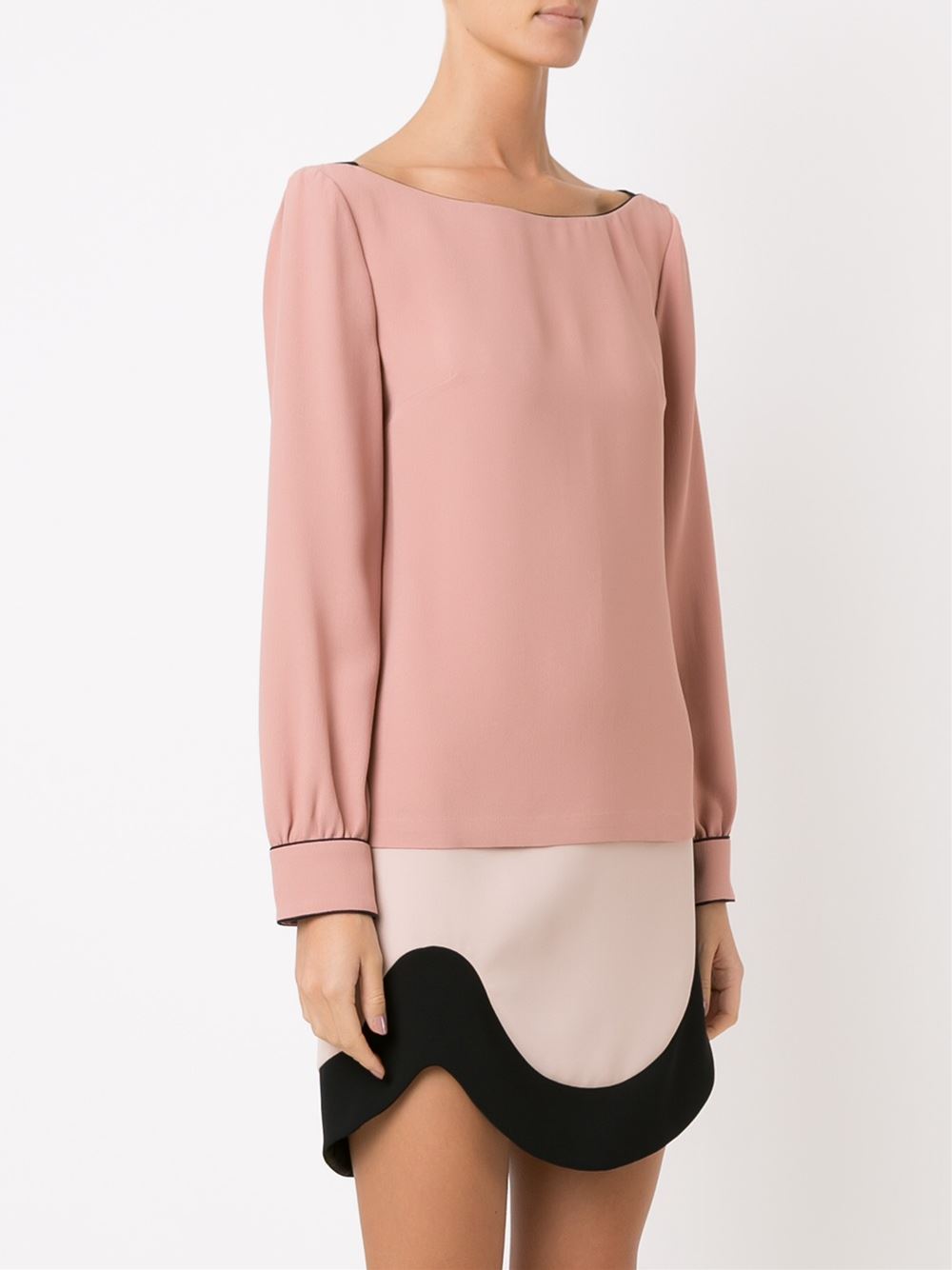 long sleeved blouse