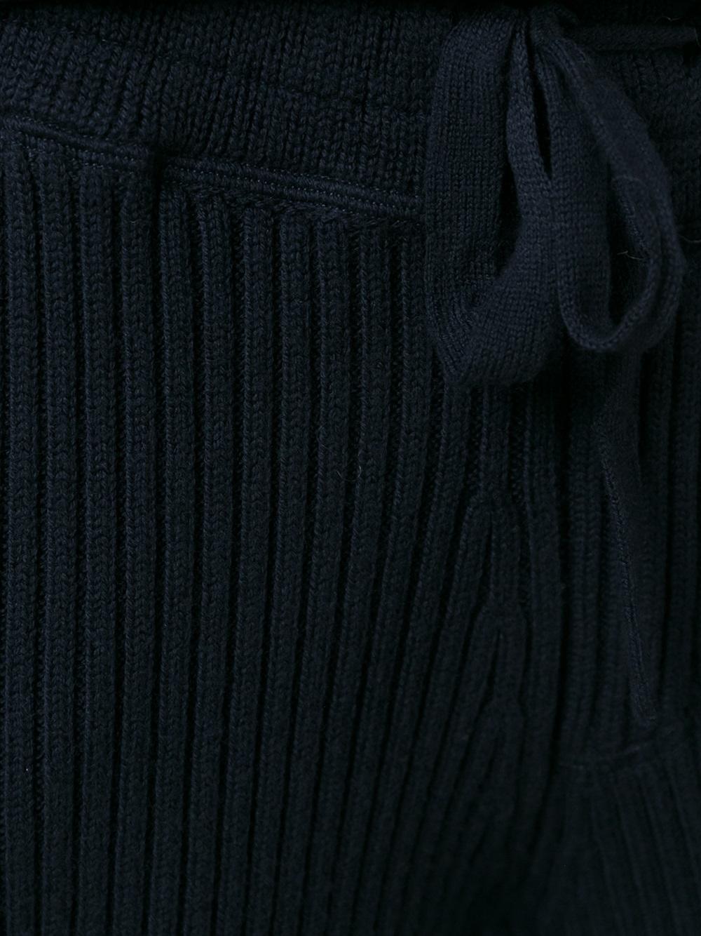ribbed track pants