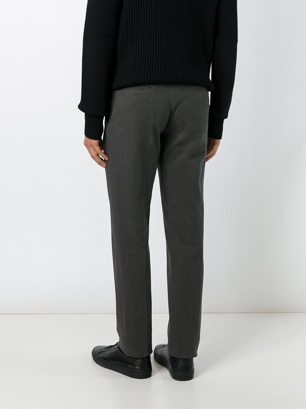 slim fit trousers