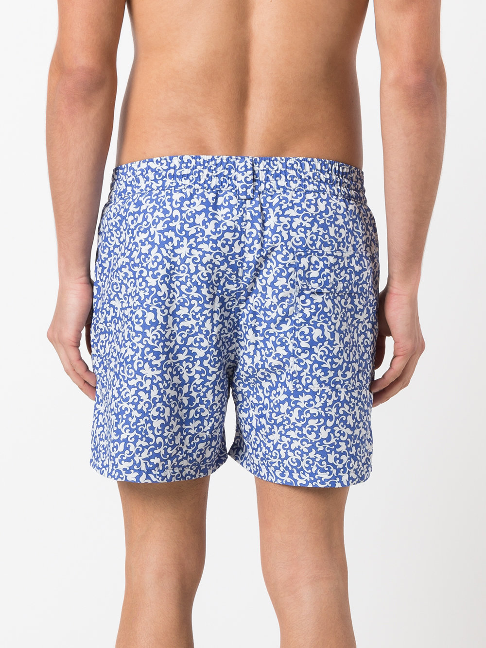 printed swimming shorts