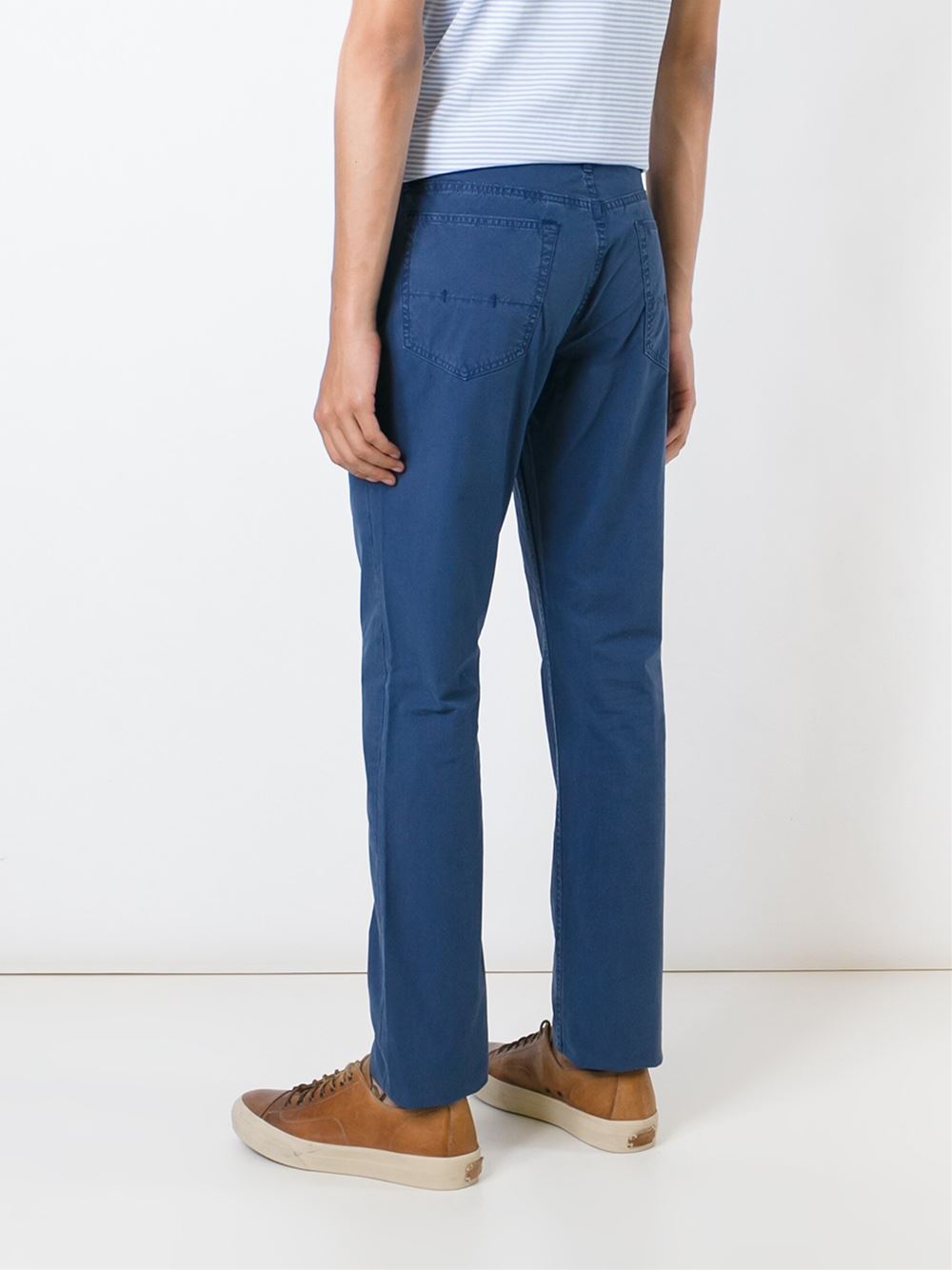 straight leg trousers