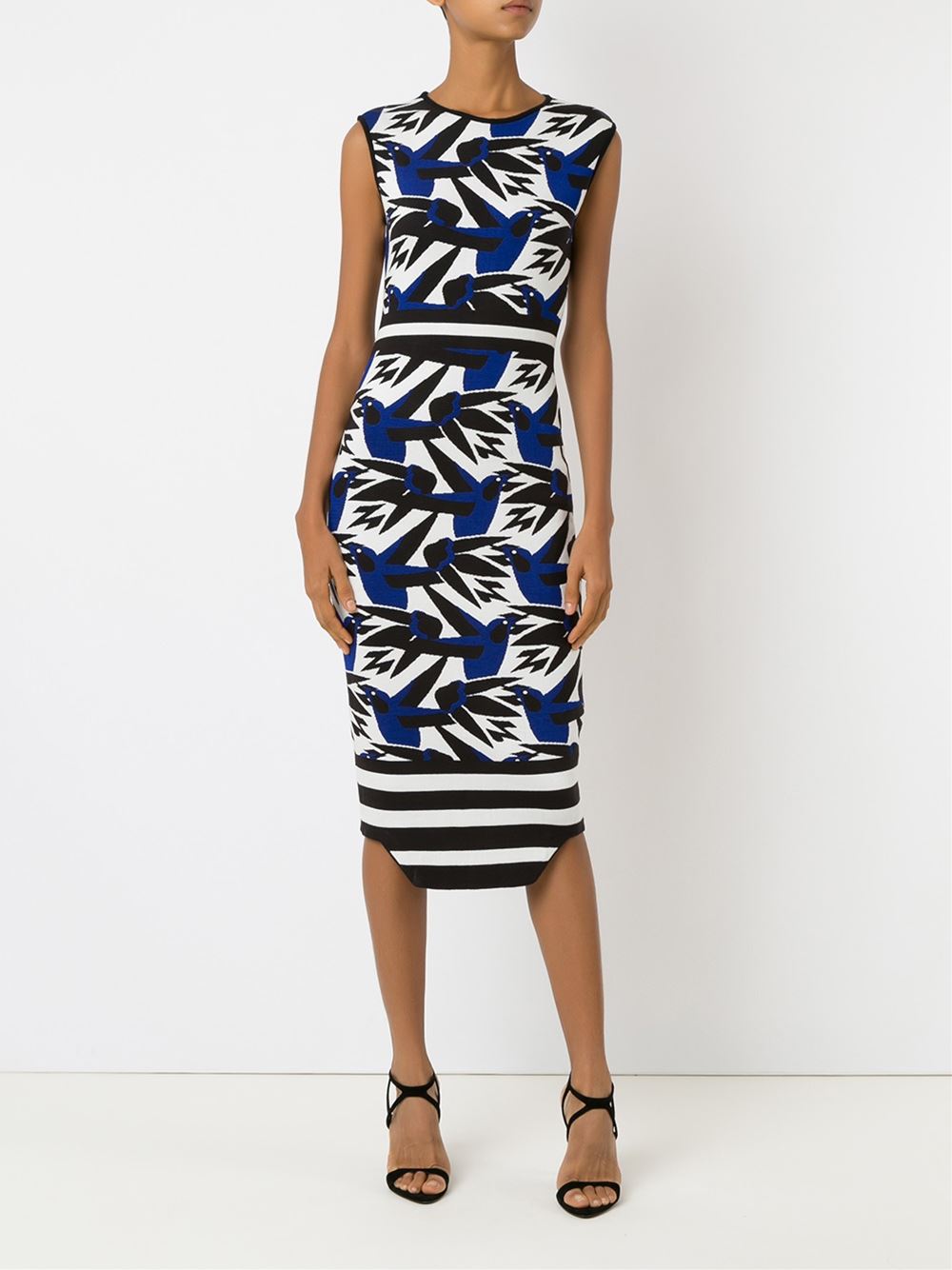 mid-length knit dress