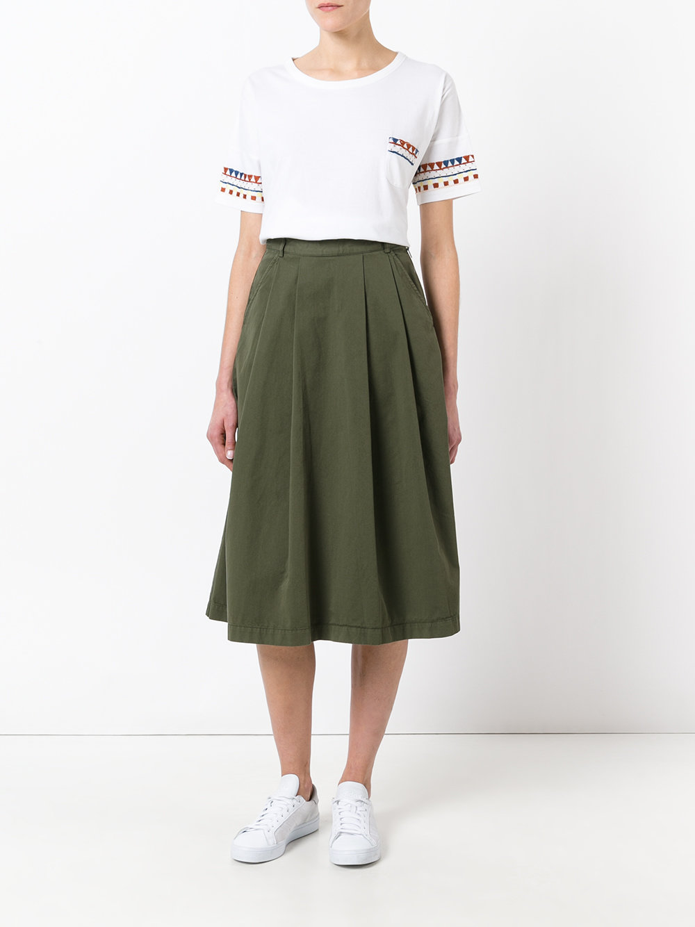pleat skirt