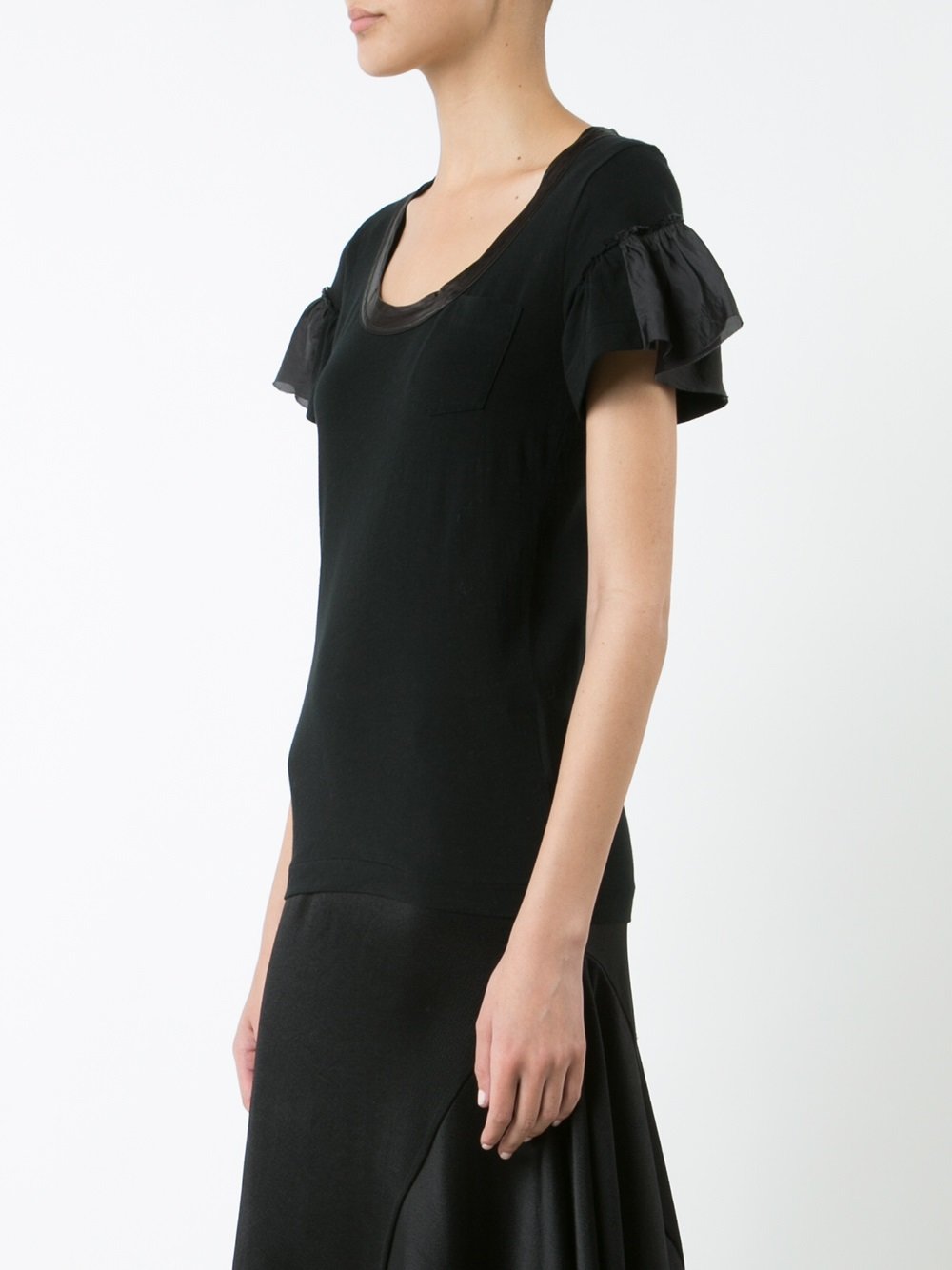 flutter sleeve T-shirt