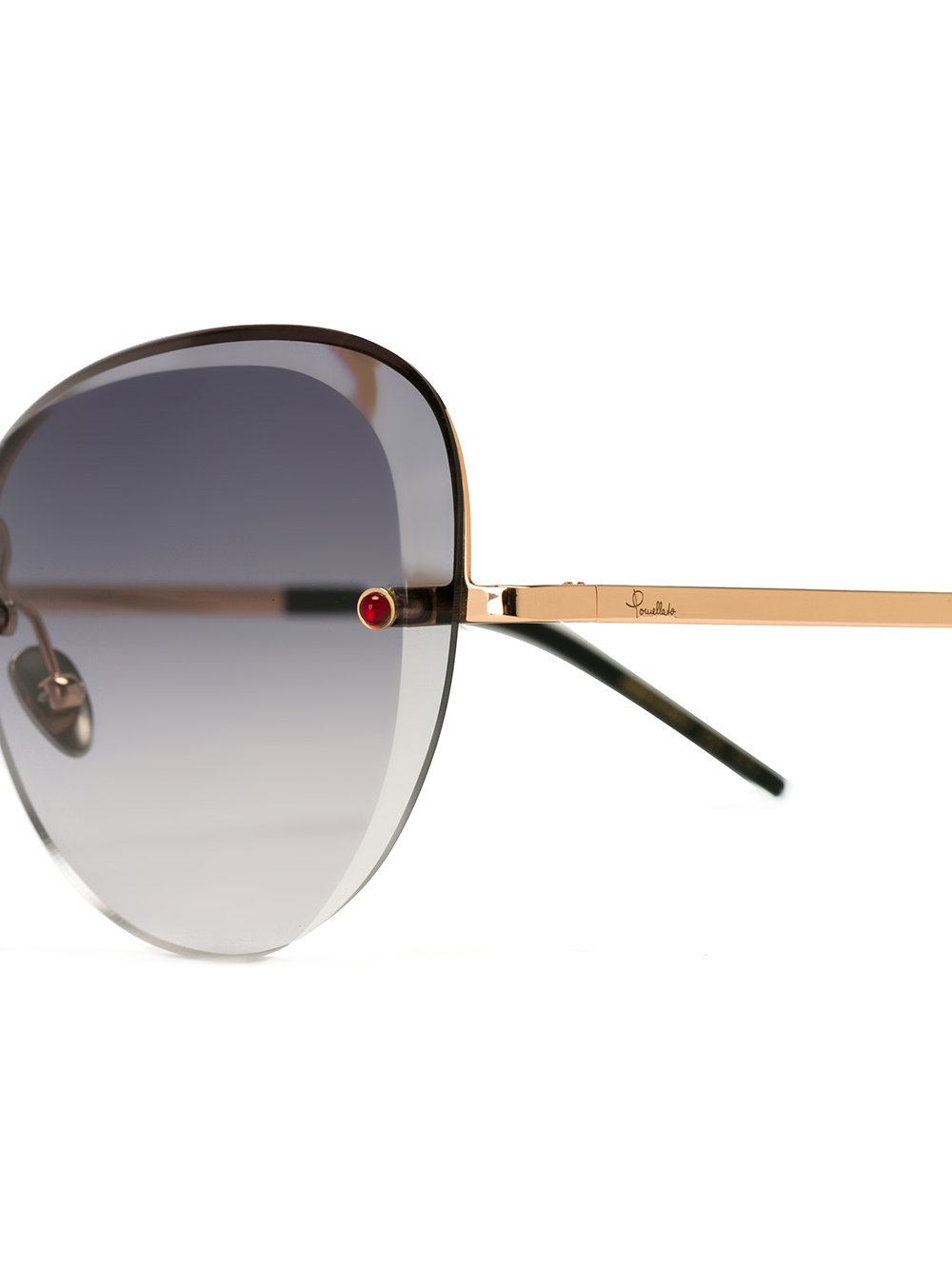 dual lens oversized sunglasses