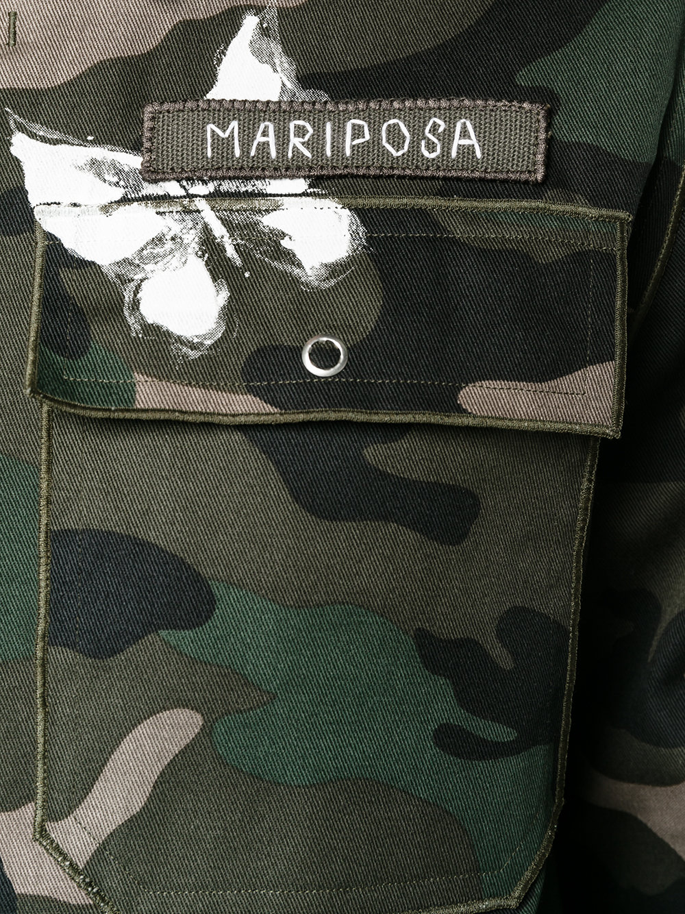 Mariposa camouflage print jacket