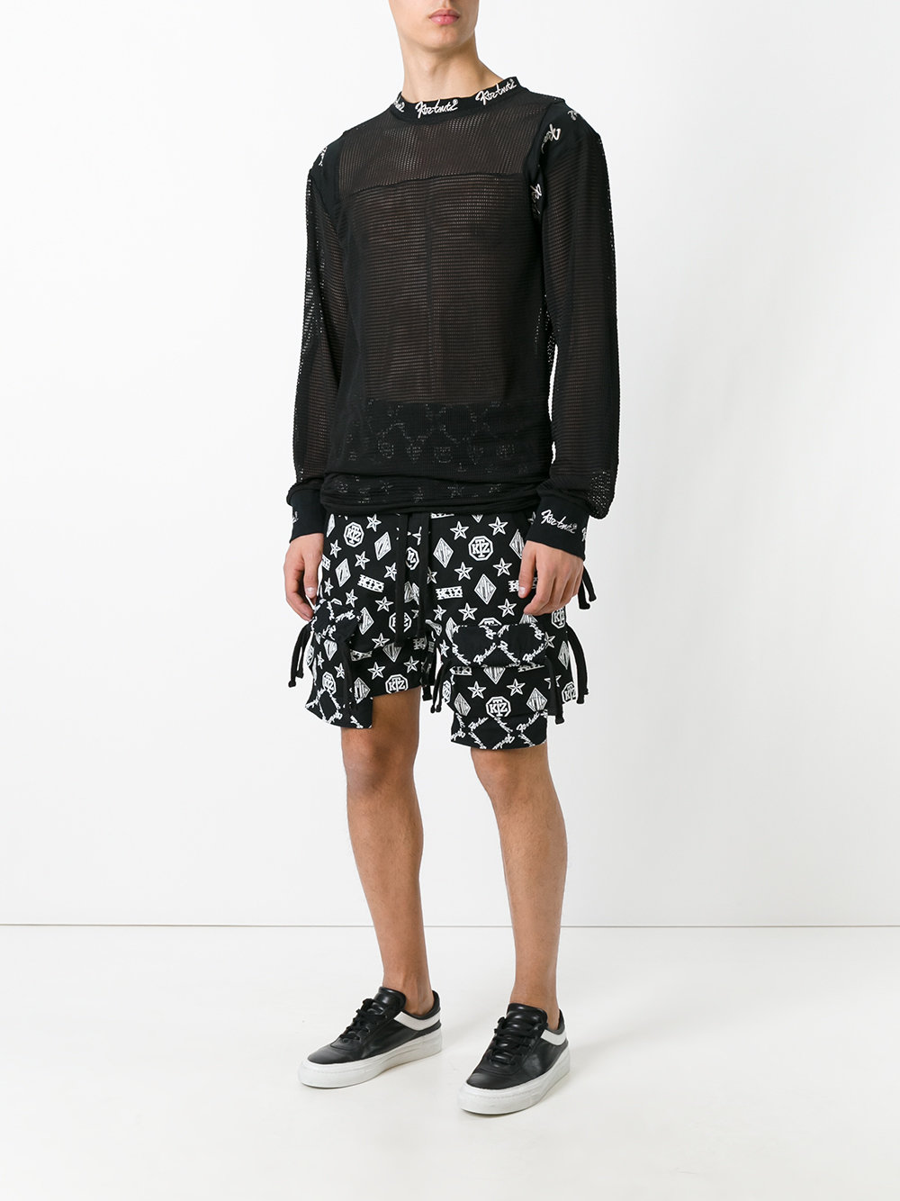 monogram overlap shorts 