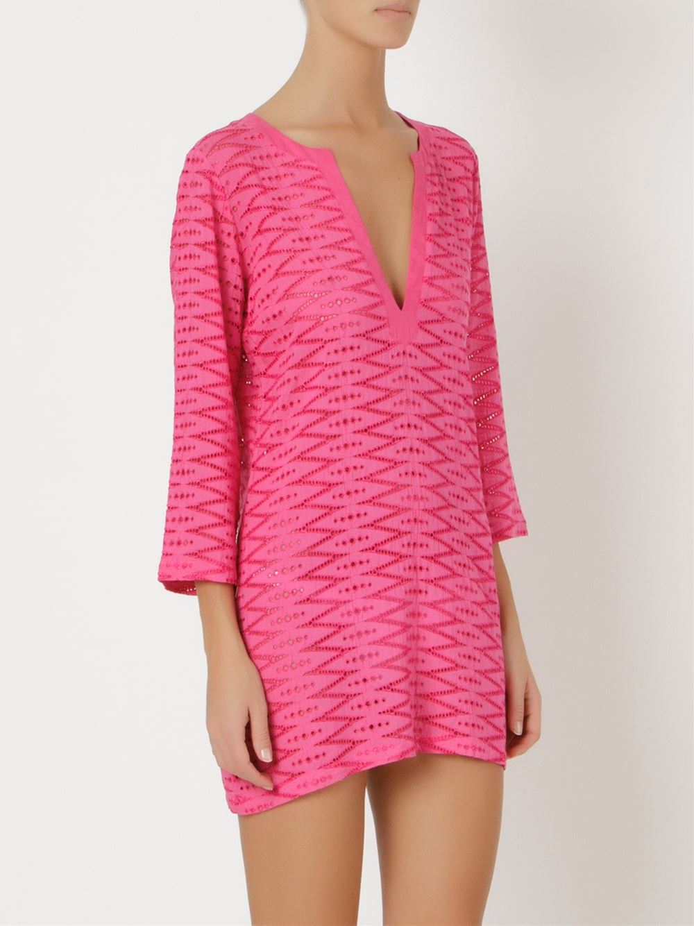 v-neck kaftan