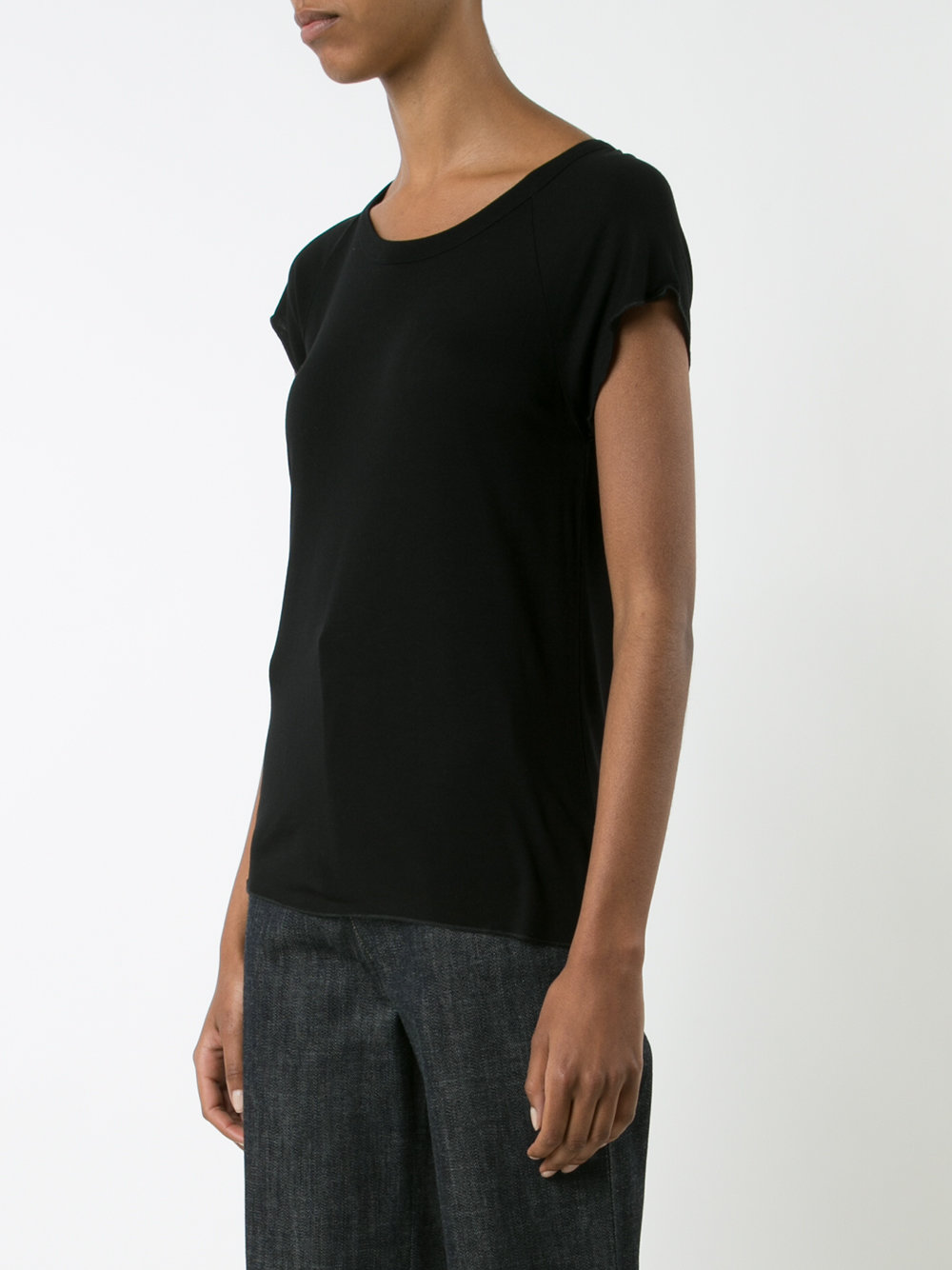 scoop neck T-shirt