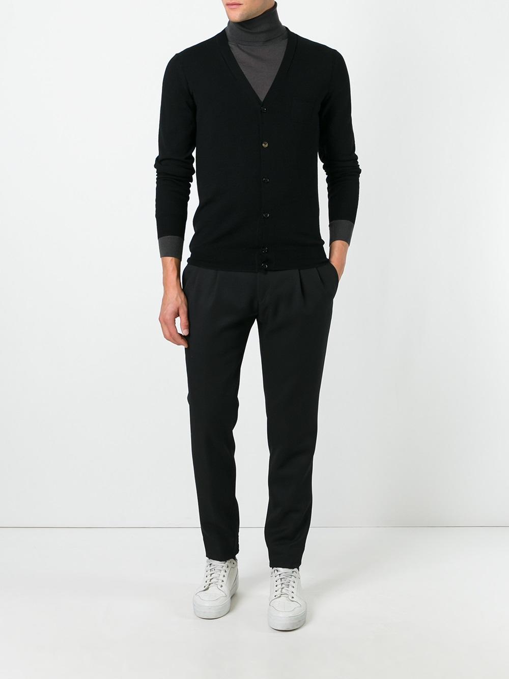 v-neck cardigan
