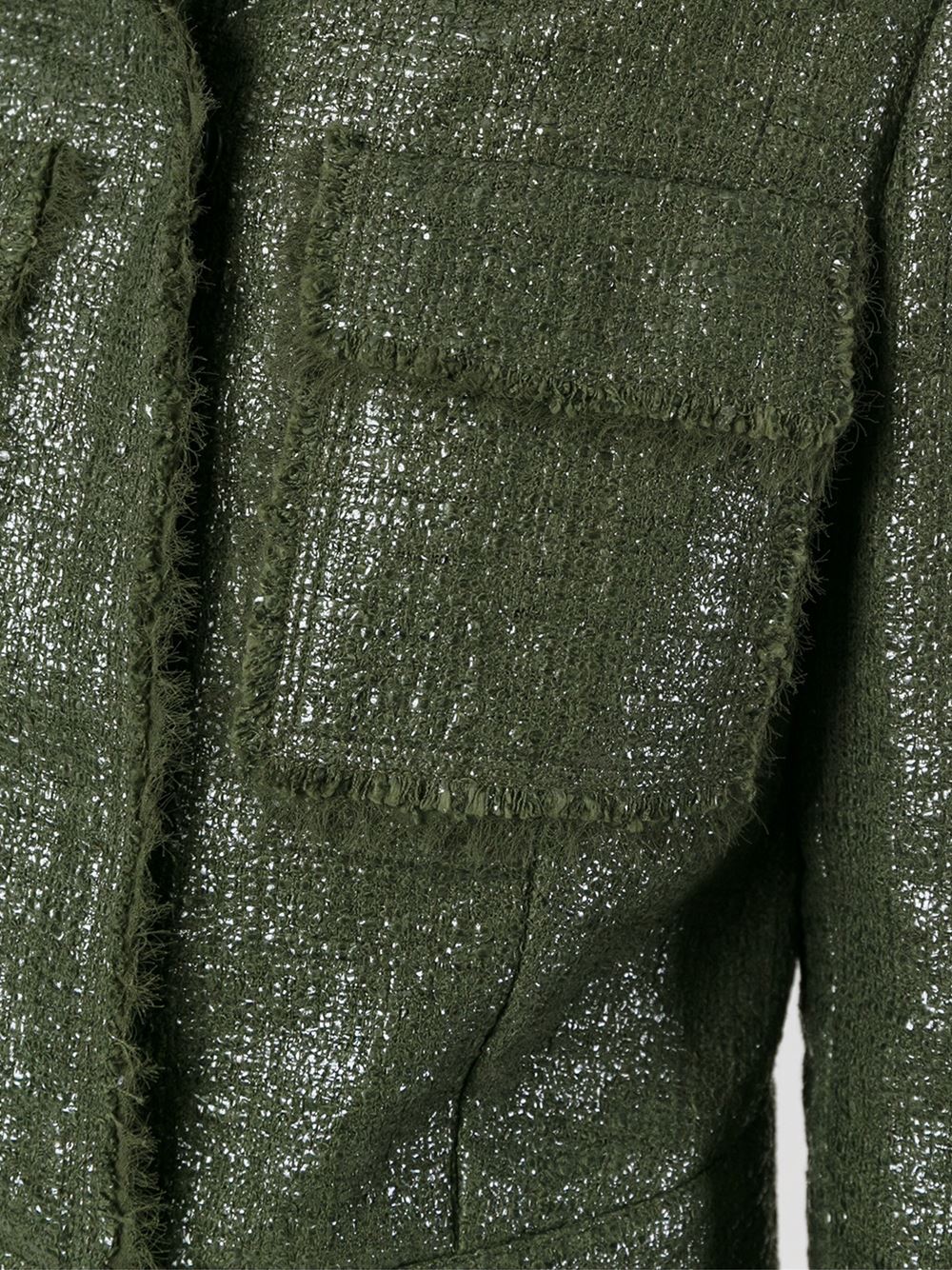 'Laminated Boucle'夹克