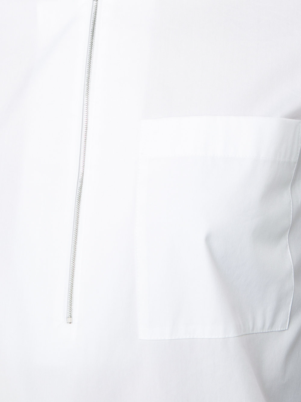 zip front shirt