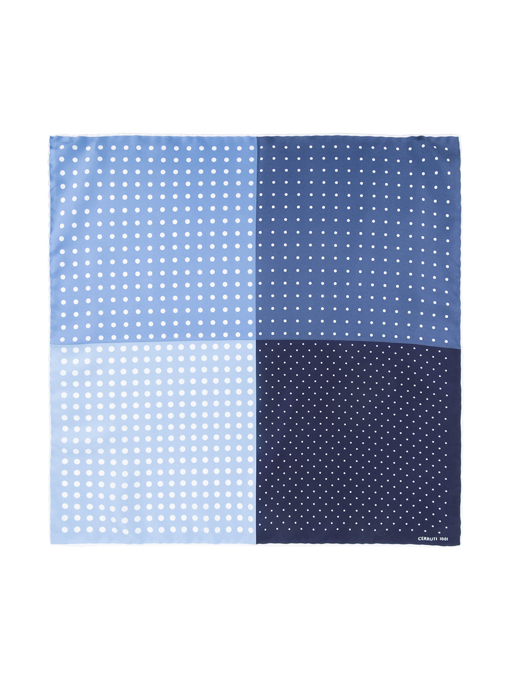 polka dot checked scarf 