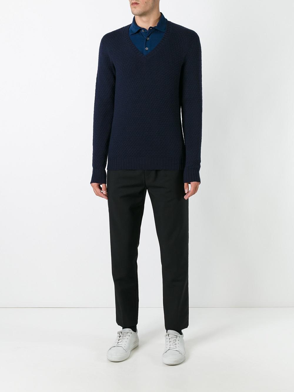 v-neck jumper