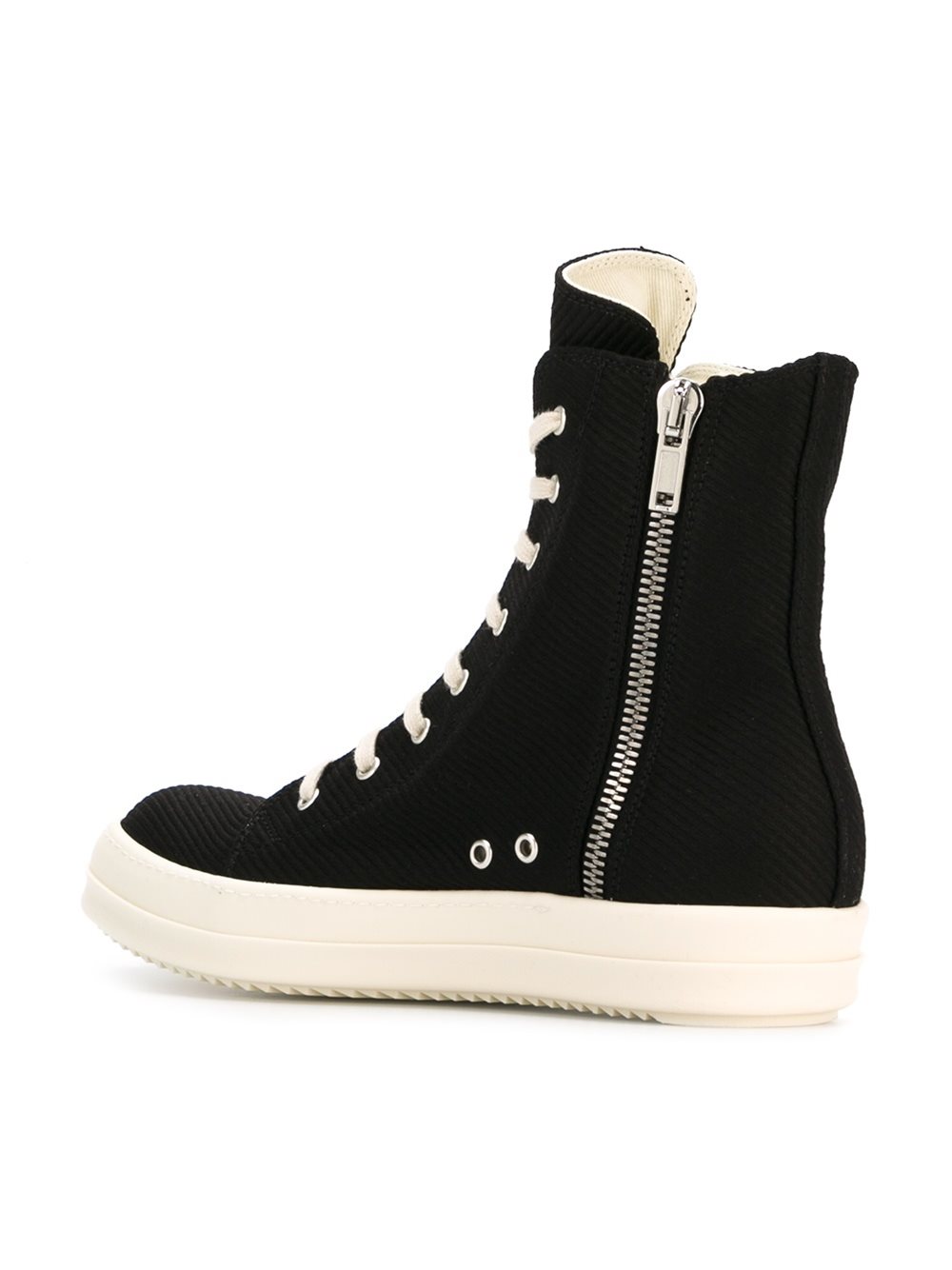 拉链高帮鞋