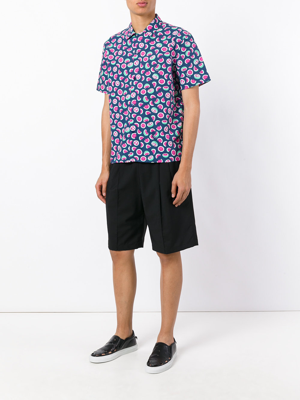 watermelon print shortsleeved shirt