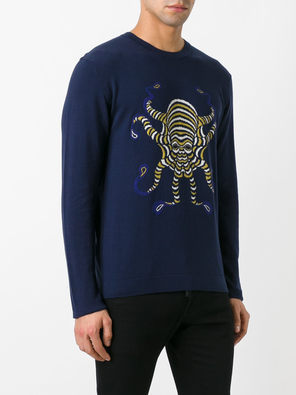 octopus motif sweatshirt