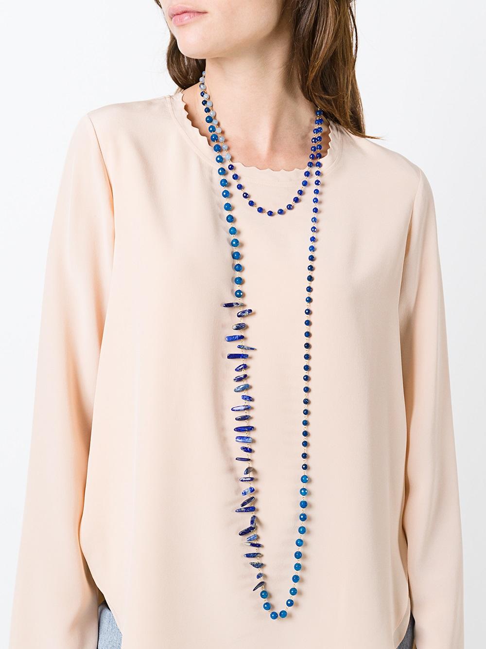 tonal beaded necklace