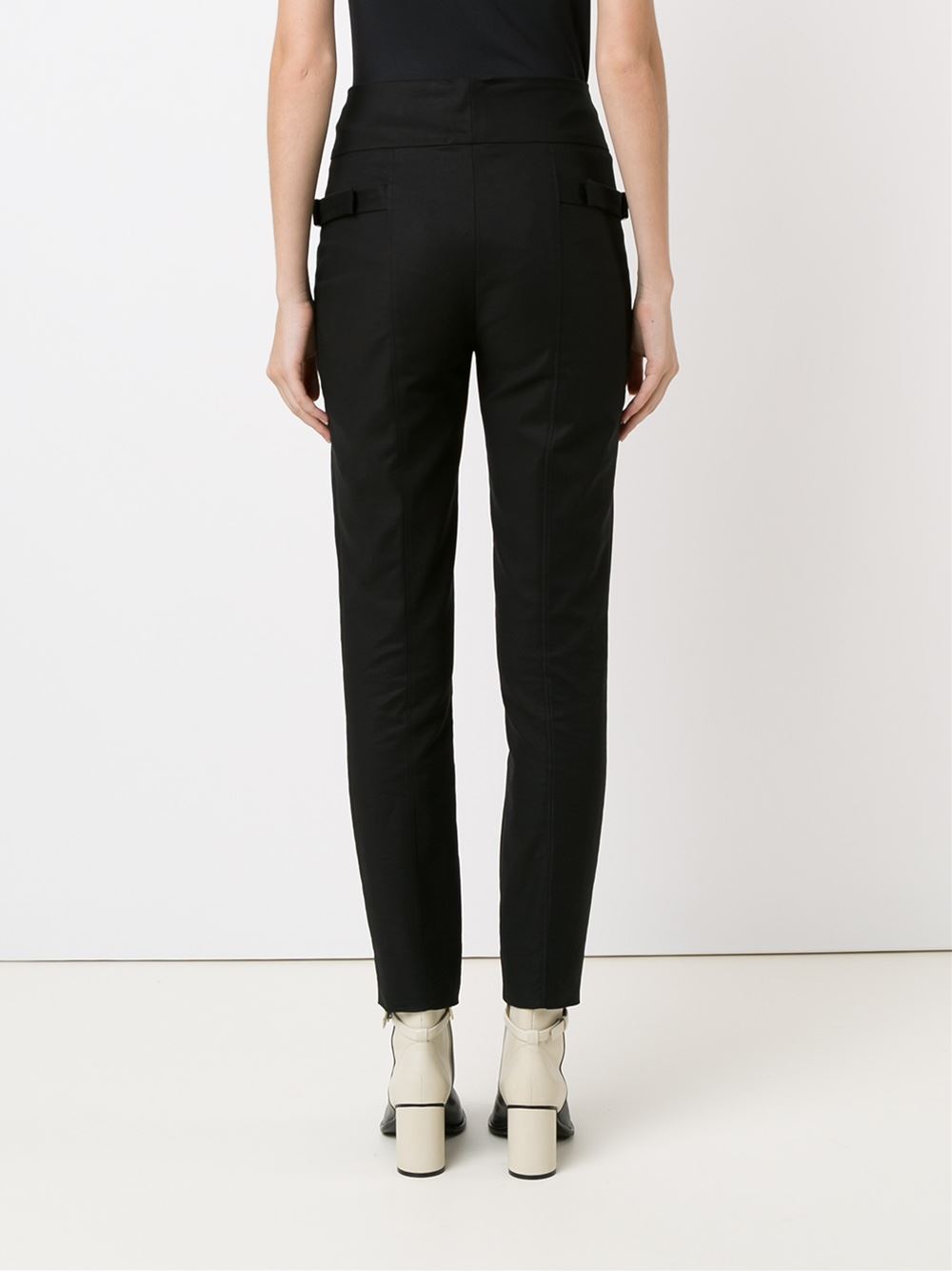 straight leg trousers