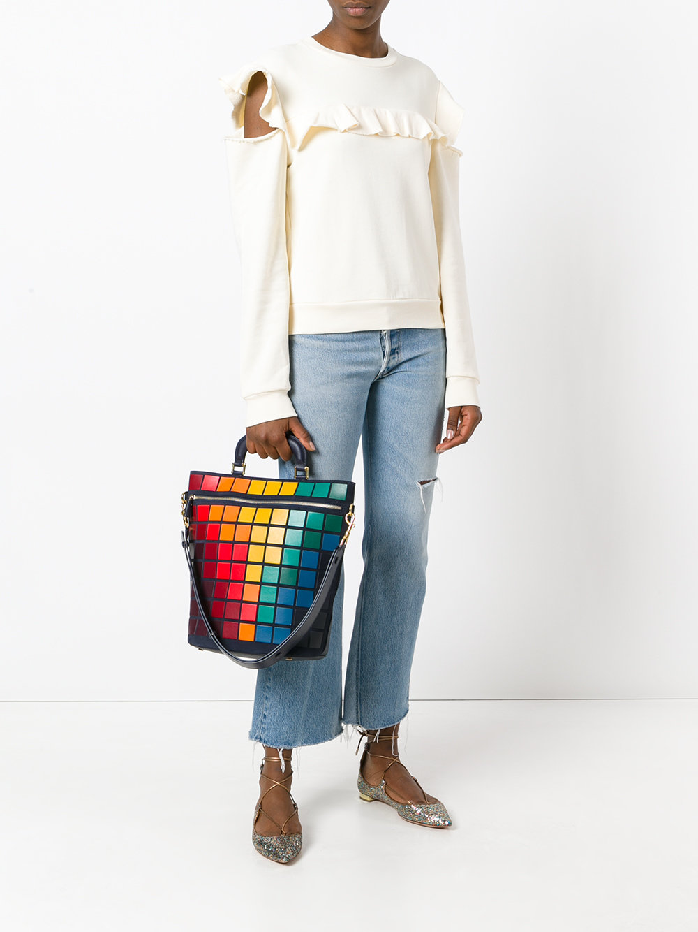 large Pixels tote