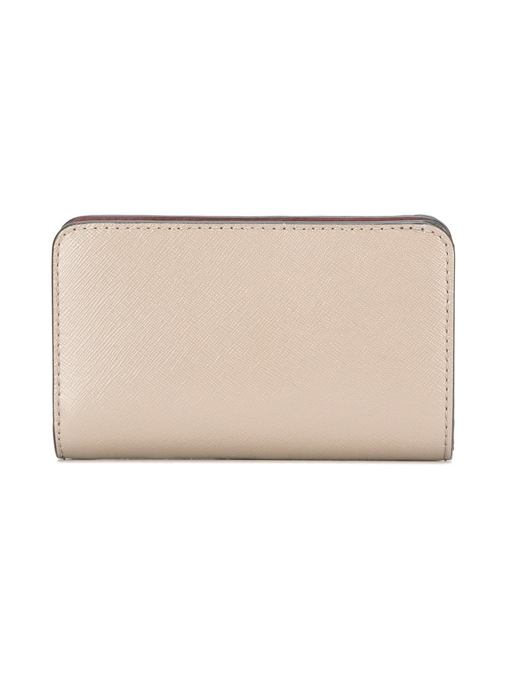 bi-colour compact wallet