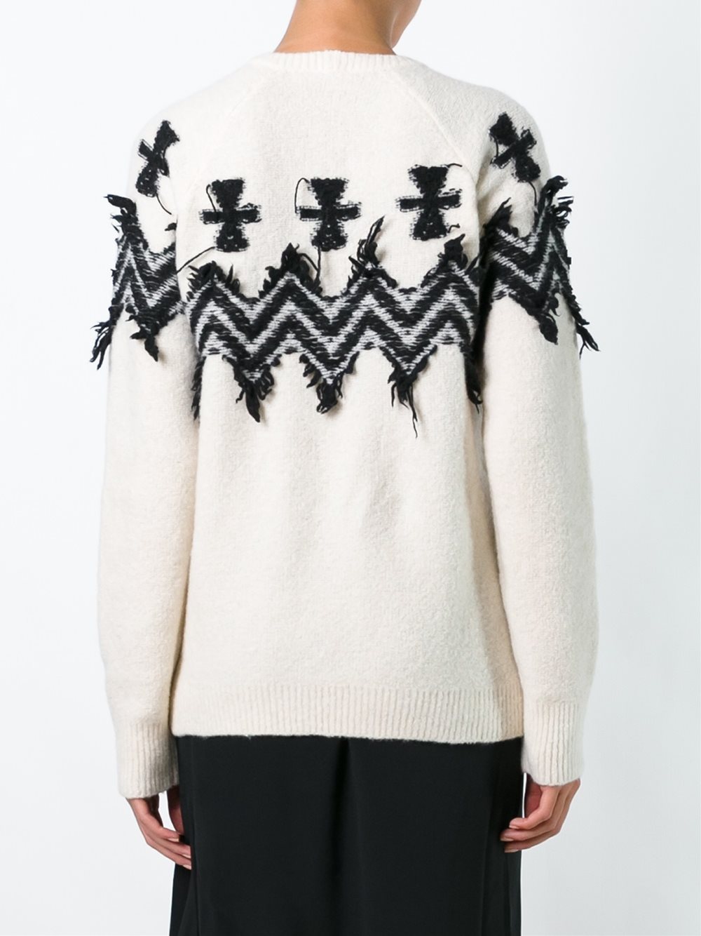 chevron print jumper