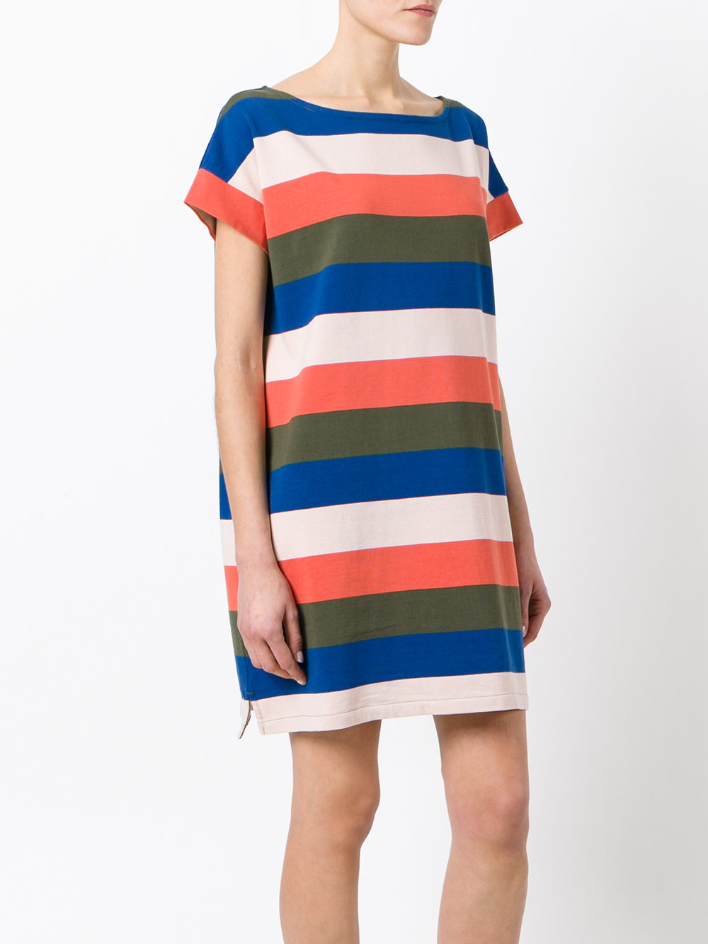 striped T-shirt dress