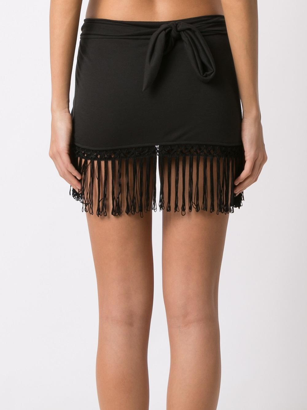 fringed skirt