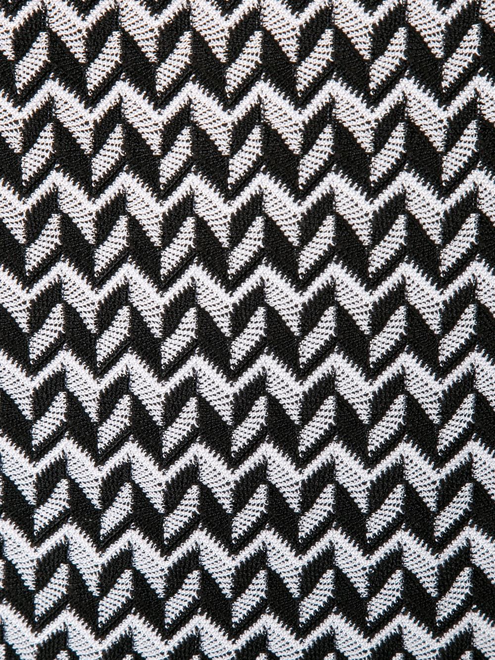 人字纹针织连衣裙