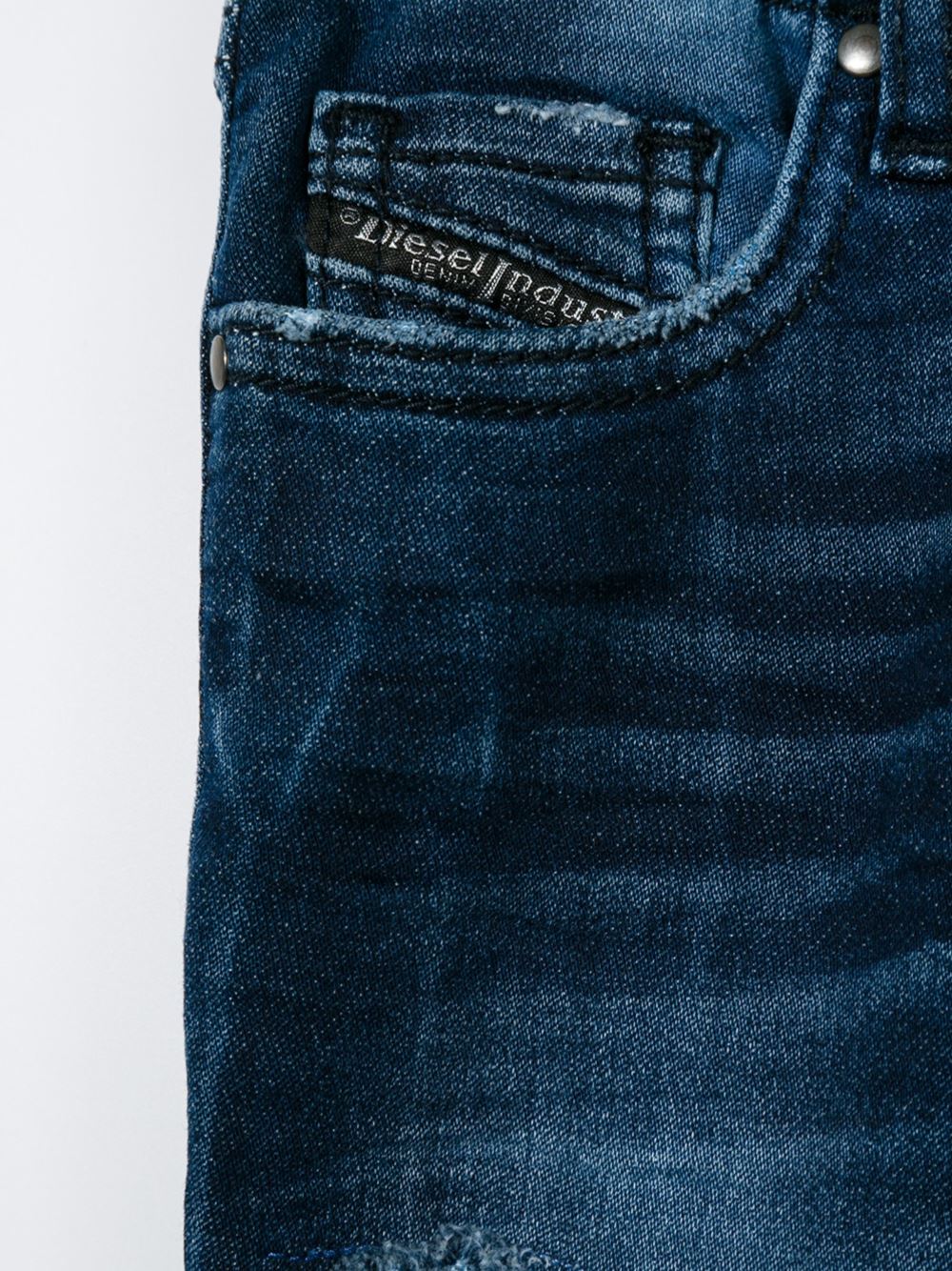 distressed jeans