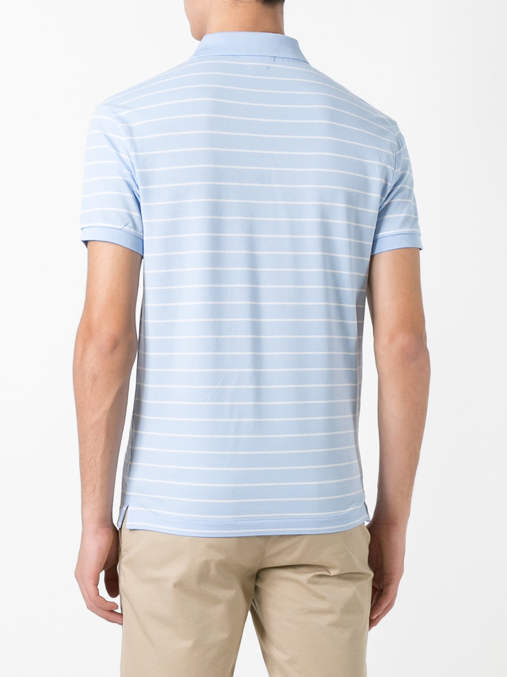 striped polo shirt 