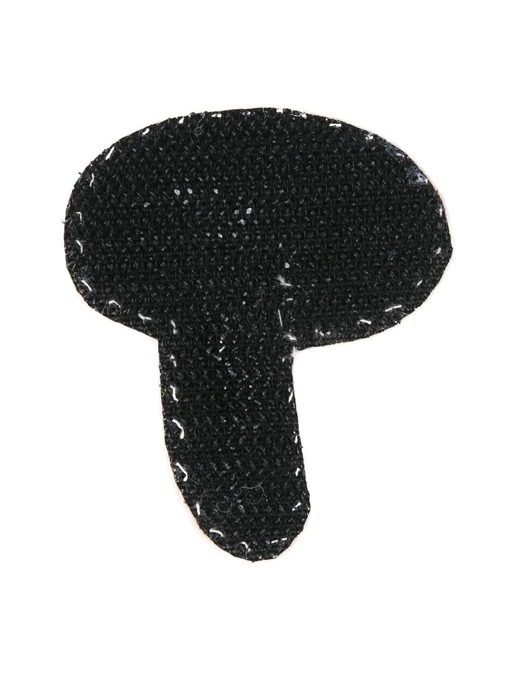 beaded mushroom velcro patch