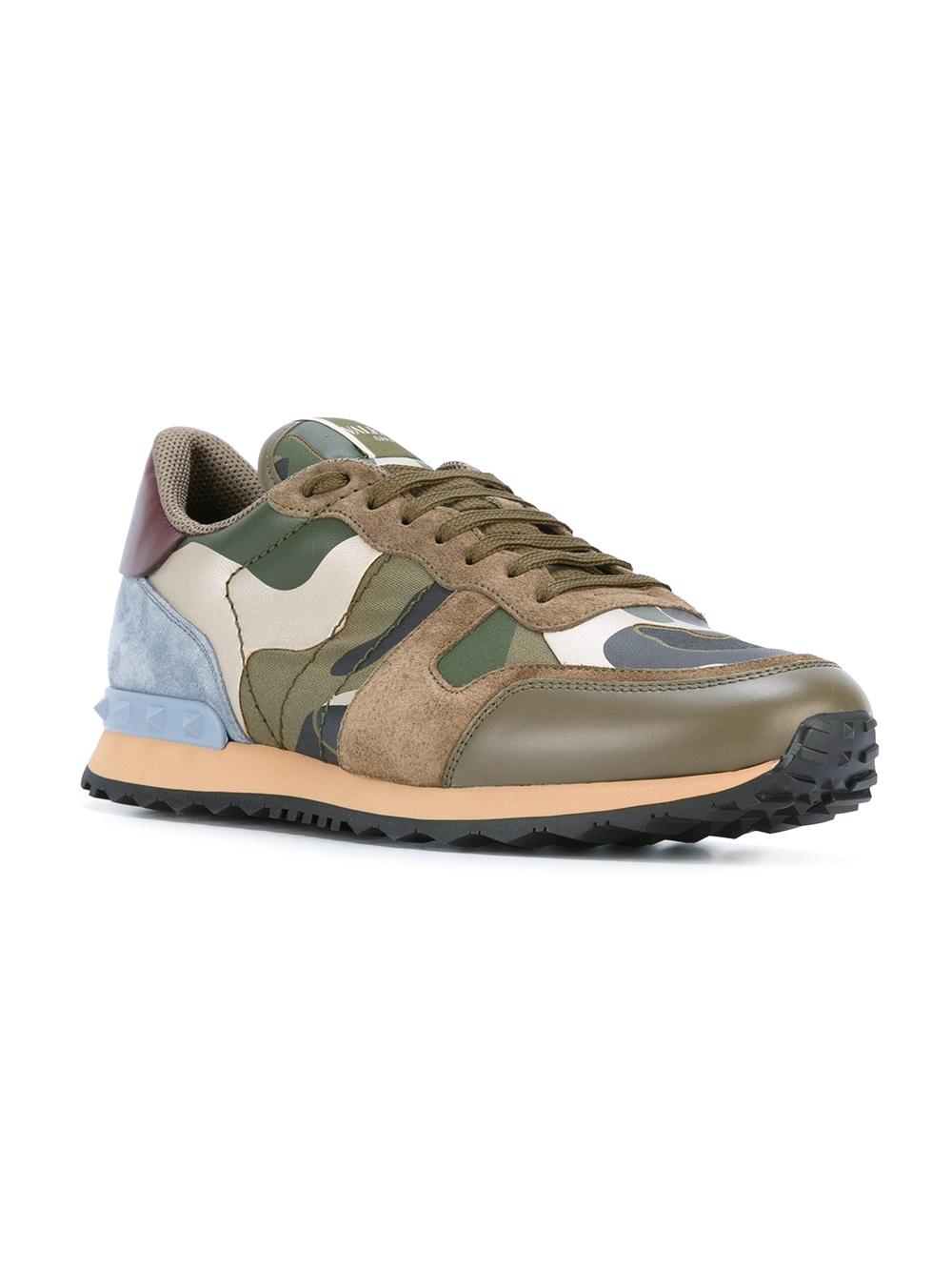 Valentino Garavani Rockrunner camouflage sneakers