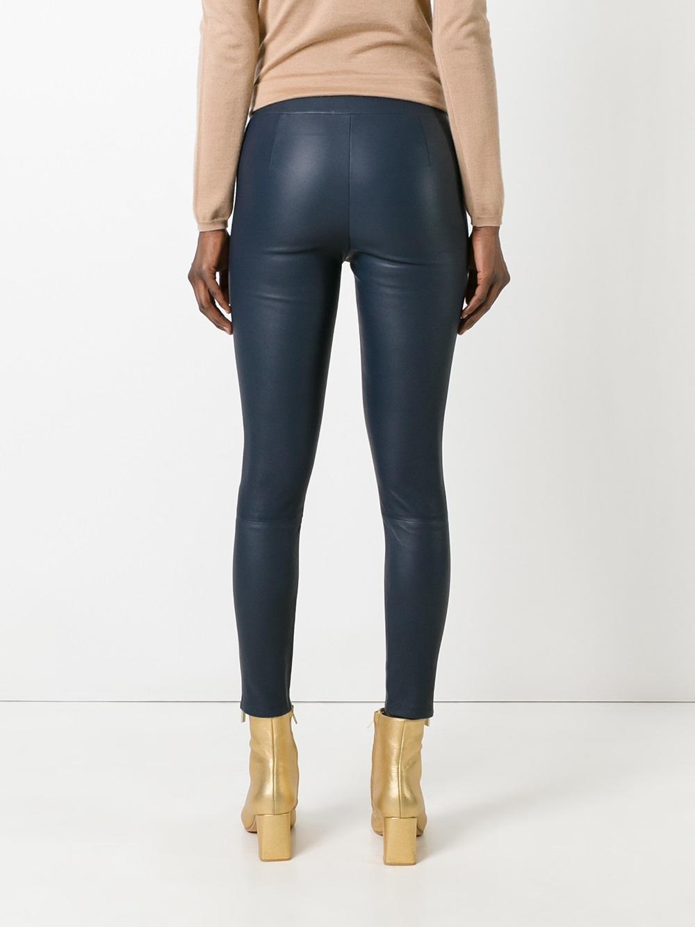 skinny leather trousers