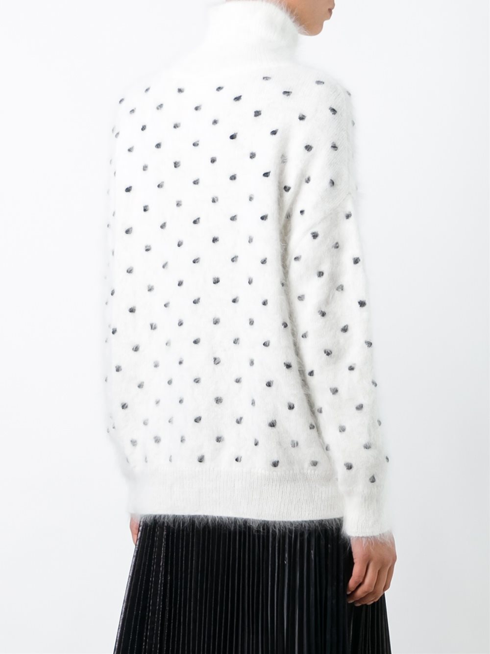 polka dot turtle neck 